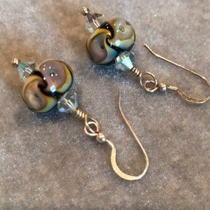 👛4 items $20👛Hand blown lamp-work earrings